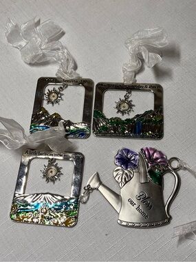 Inspirational hanging ornaments. Prayer. Faith. Love. Blessing. Perfect gift.